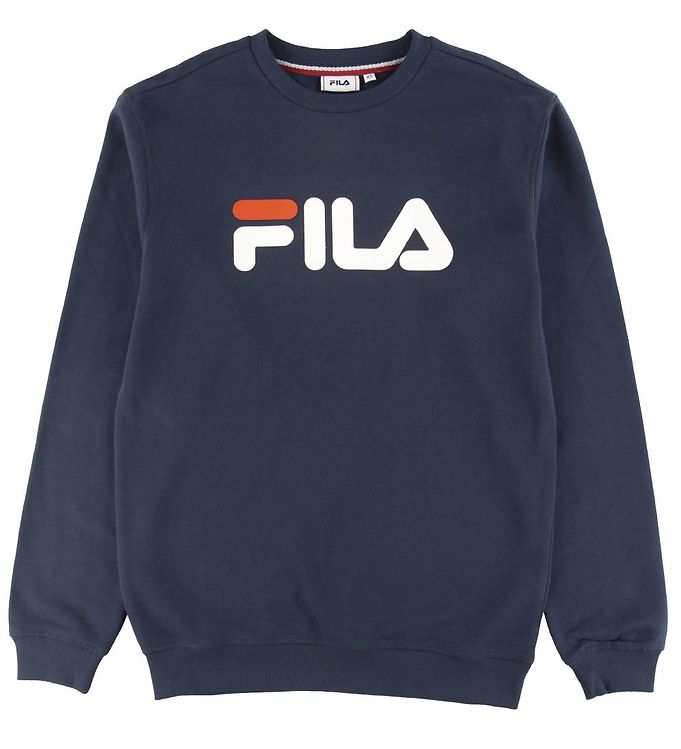 Schandelijk Hoofdkwartier Cataract Fila Sweatshirt - Classic Pure - Black Iris » Fast Shipping