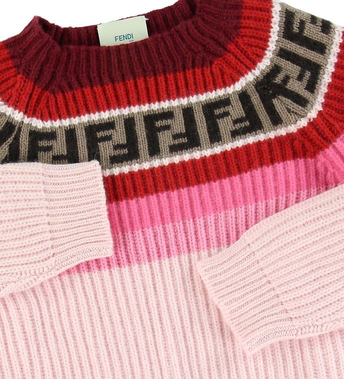 Red cheap fendi sweater