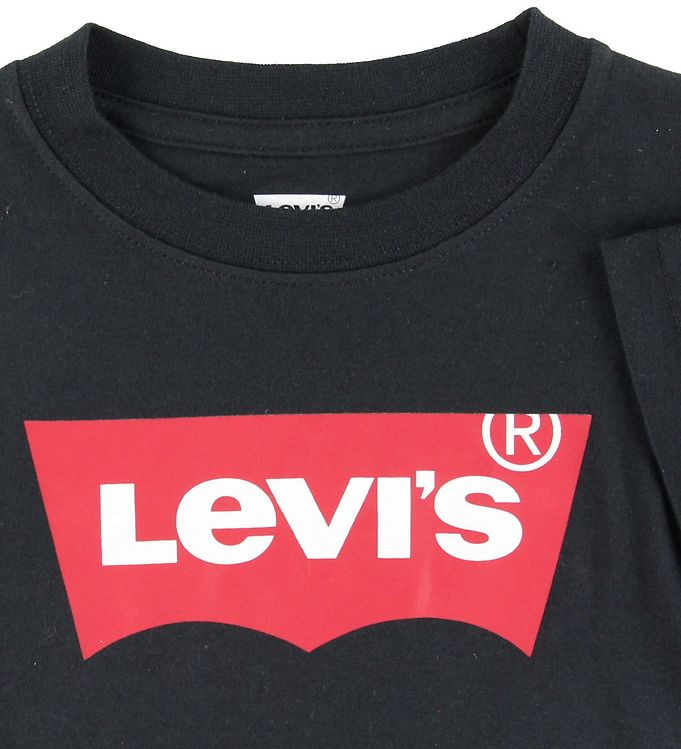 misdrijf dat is alles Poëzie Levis T-Shirt - Vleermuisvleugel - Zwart » Goedkope Levering