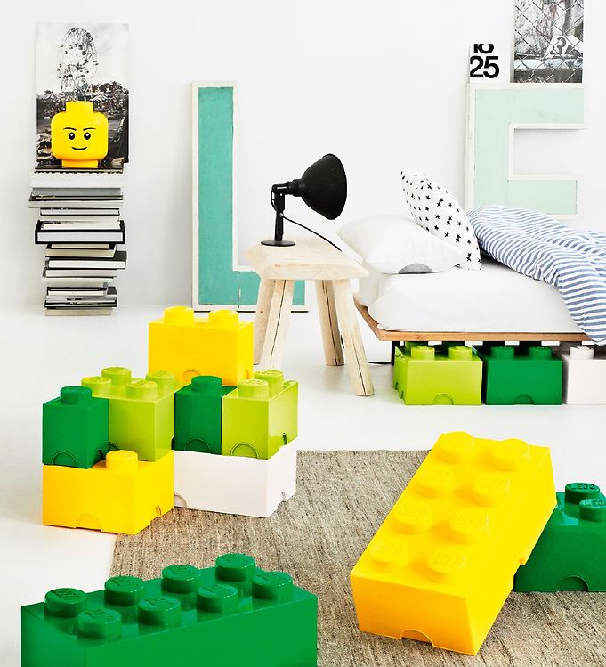 Room Copenhagen Lego Storage Brick 1, round, white