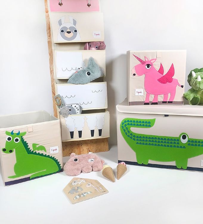 3 Sprouts Storage Box - 38x61x37 - Crocodile » ASAP Shipping