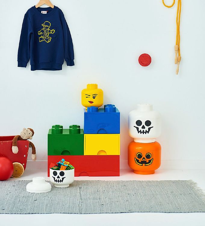 Large lego sales head storage box