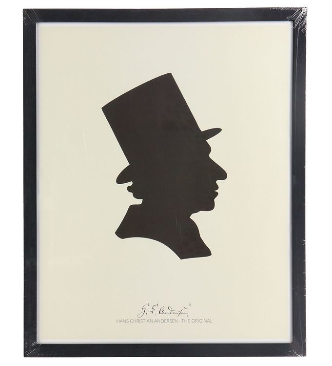 H.C. Andersen Poster - 40x50 cm - Silhouette Cheap Shipping