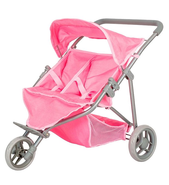 vrede Plakken wiel MaMaMeMo Pop Tweeling Buggy - Roze » Altijd Goedkope Verzending