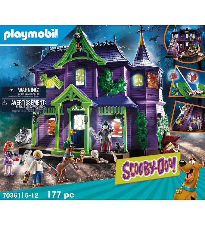 Playmobil Scooby-Doo - Conte de fée Dans la Maison Fantôme - 70361