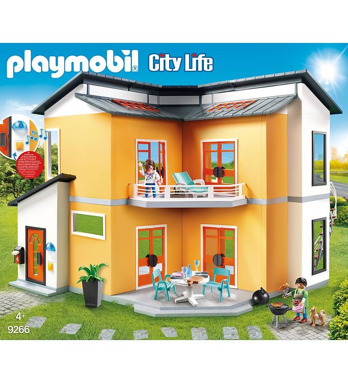PLAYMOBIL City Life 9266 Modern house, with light and sound