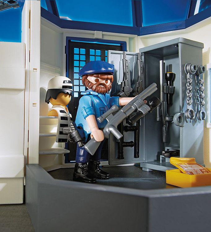 Huis slikken Aanzetten Playmobil City Action - Politiebureau met gevangenis - 6919 - 256 D