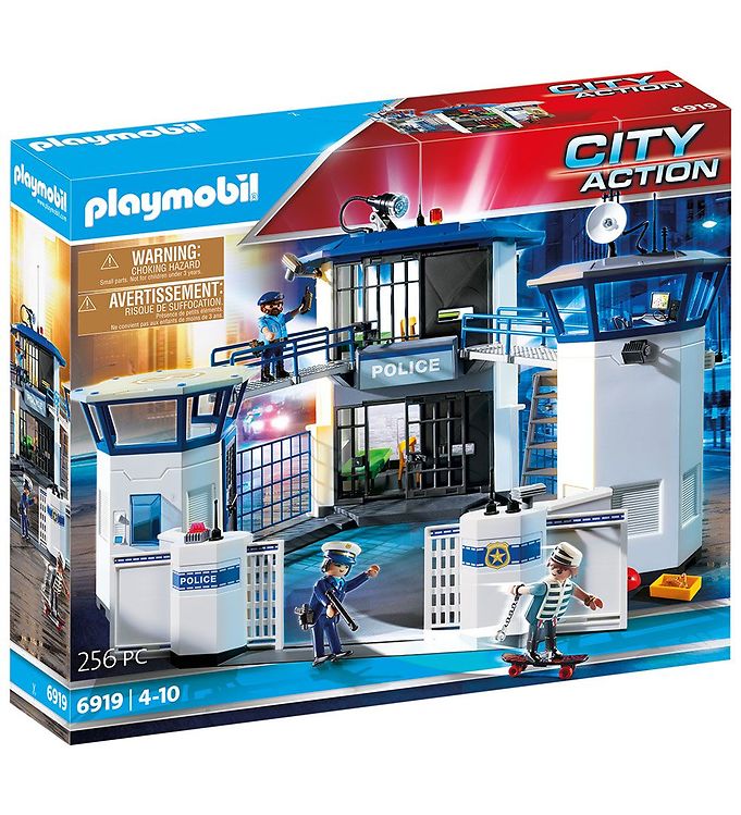 Huis slikken Aanzetten Playmobil City Action - Politiebureau met gevangenis - 6919 - 256 D