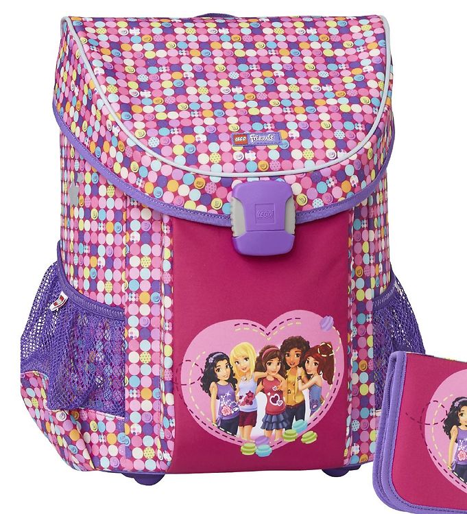 Lego School Backpack Set Friends - LWConfetti - Pink