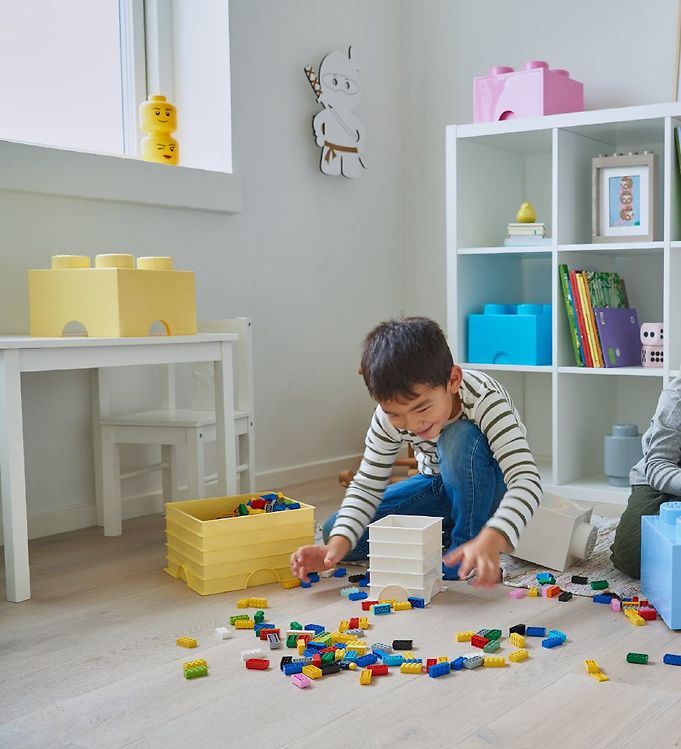LEGO® Storage Tiroir de stockage - 4 Boutons - 25x25x18 - Bleu Clair