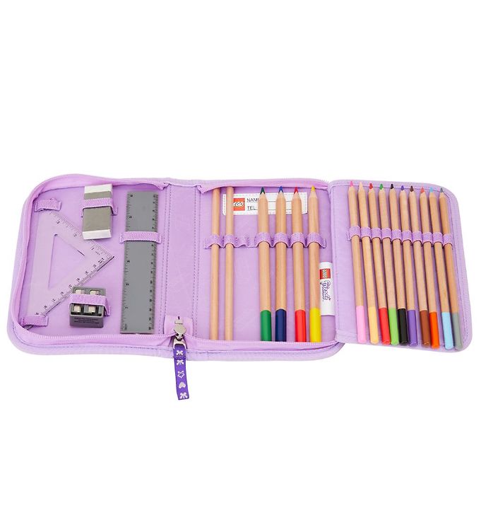 Lego Stars School Backpack - Nielsen - Purple w. Pencil Case