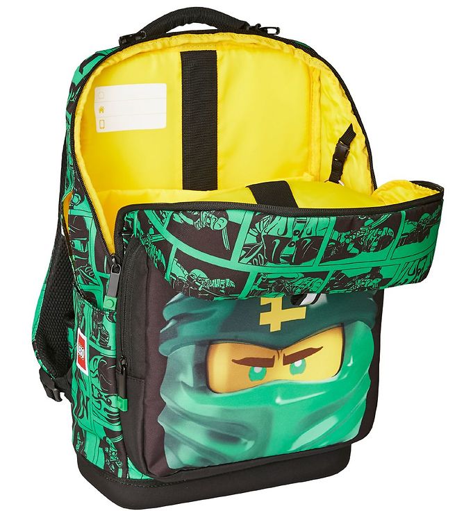 bid Suradam apologi Lego Ninjago School Backpack w. Gymsack - Green/Black