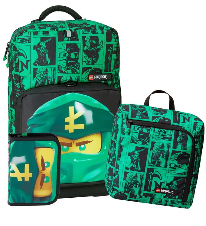 drijvend wereld single Lego Schooltas Set - LWOptimo Plus - Ninjago - Lloyd