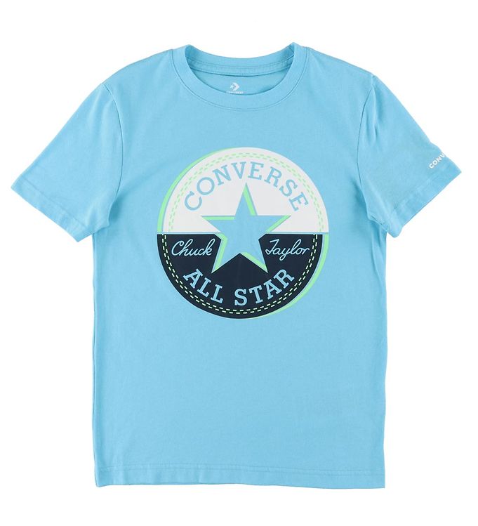 converse t shirt blue