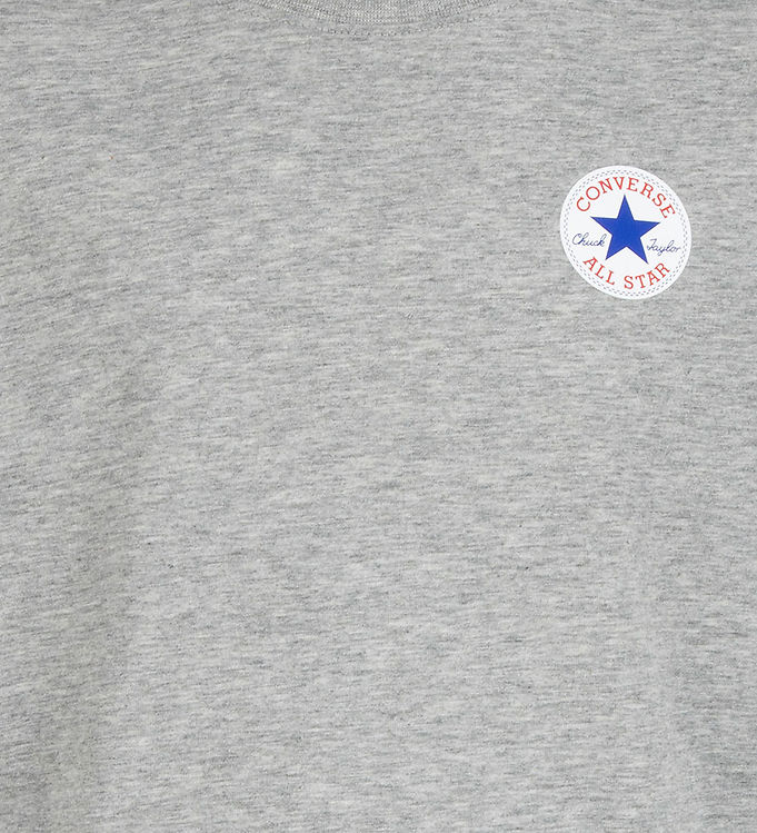 Converse T Shirt Gris Chin