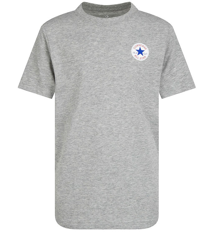 Converse T Shirt Gris Chin