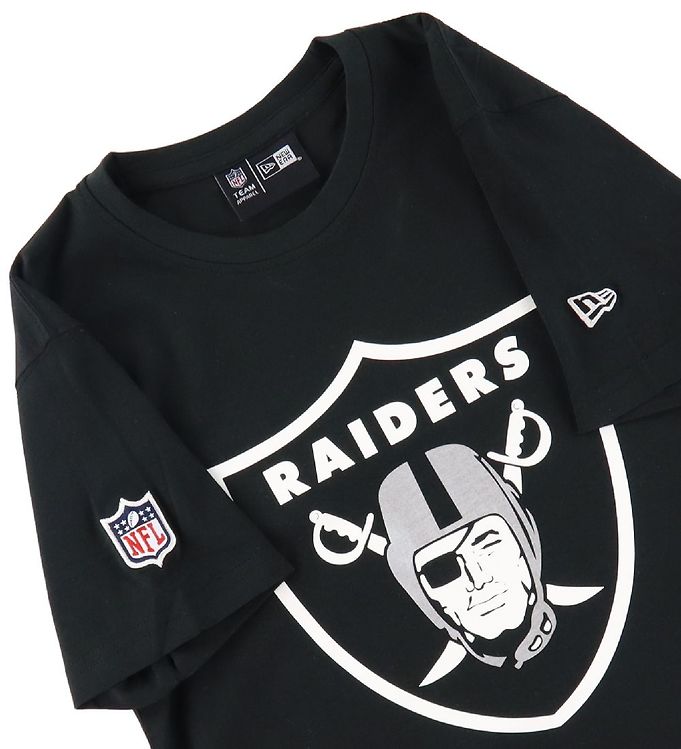 New Era Oakland Raiders Tee/T Shirt Nfl Gradient Tee Black - XS