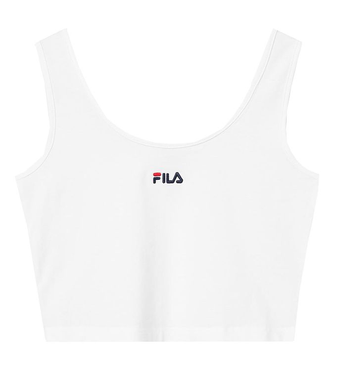 fila white crop top