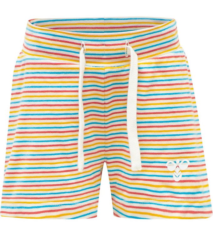 Hummel Shorts - hmlAlex - White w. Stripes ASAP Shipping