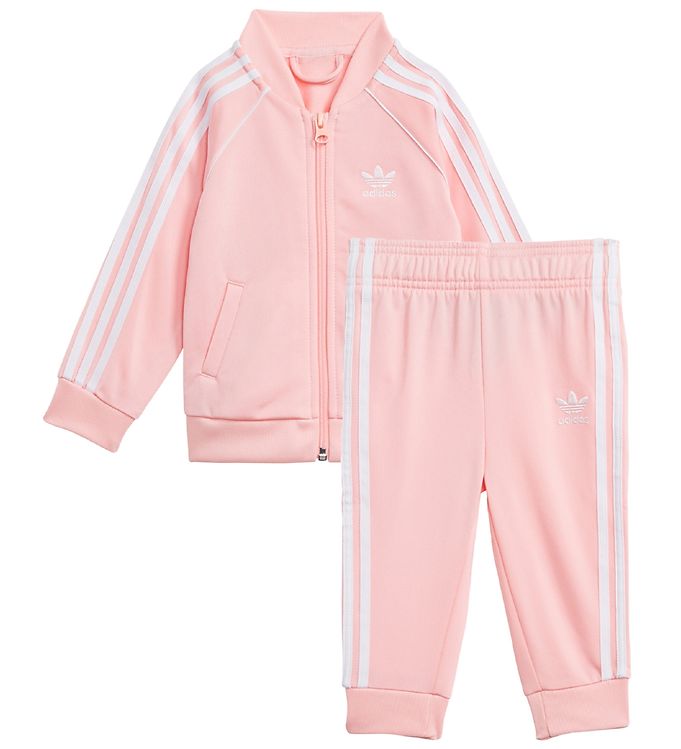 coral adidas tracksuit