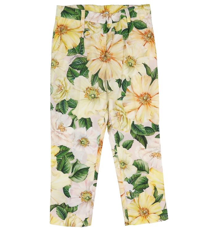 Dolce & Gabbana Byxor Gul M. Blommor