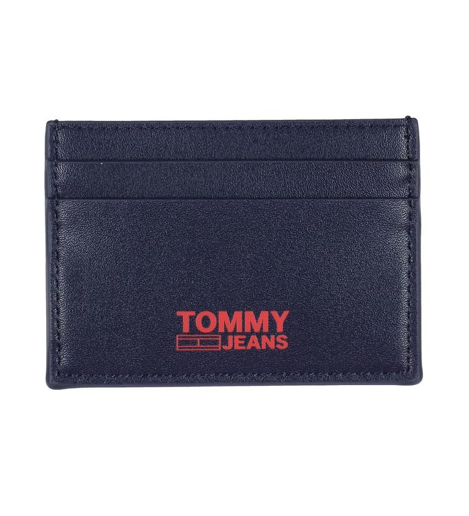 Tommy Hilfiger Credit Card Holder - Navy/Red » Cheap Shipping