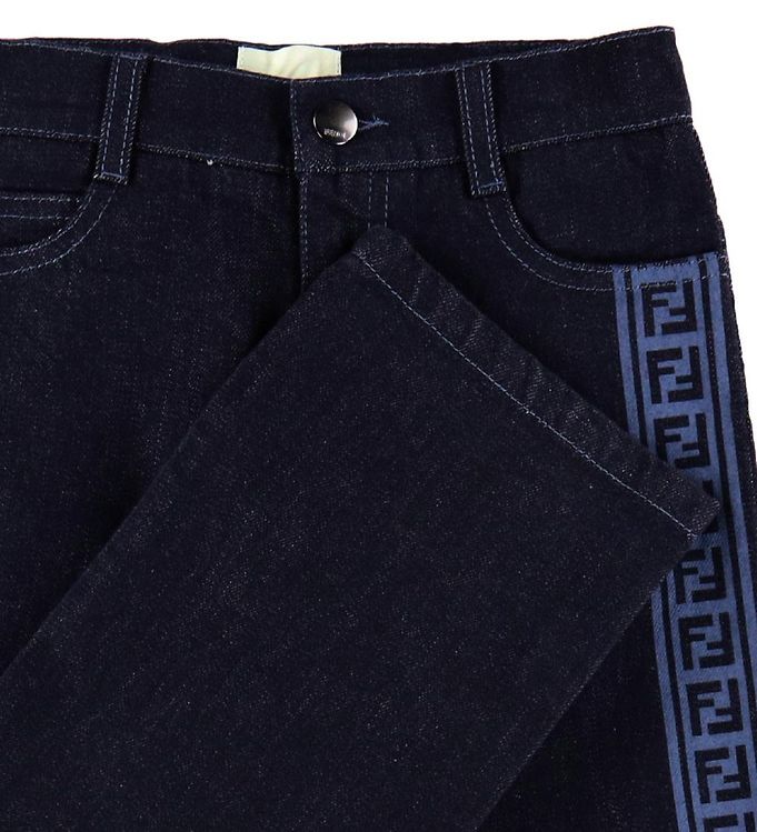 Fendi Jeans - Dark Blue Denim w. Logo Band » Cheap Delivery