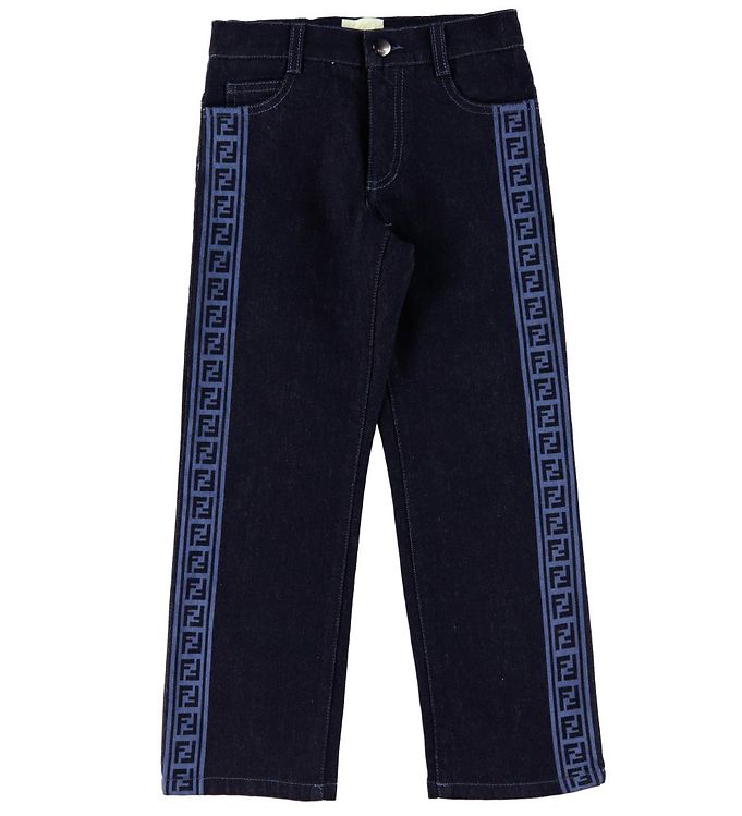 Jeans - Dark Blue w. Band » ASAP Shipping