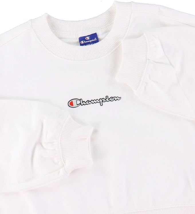 cowboy Odds Topmøde Champion Fashion Sweatshirt - Cropped - White w. Logo