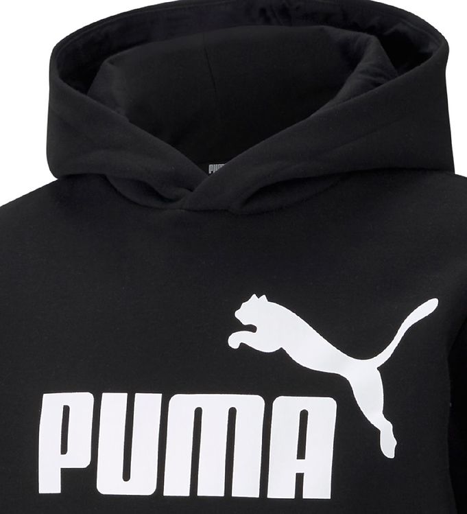 Puma Kapuzenpullover - Ace Big Logo - Schwarz m. Print