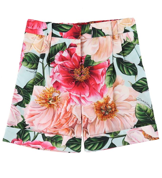 Dolce & Gabbana Shorts - Blue w. Rose Flowers » Prompt Shipping