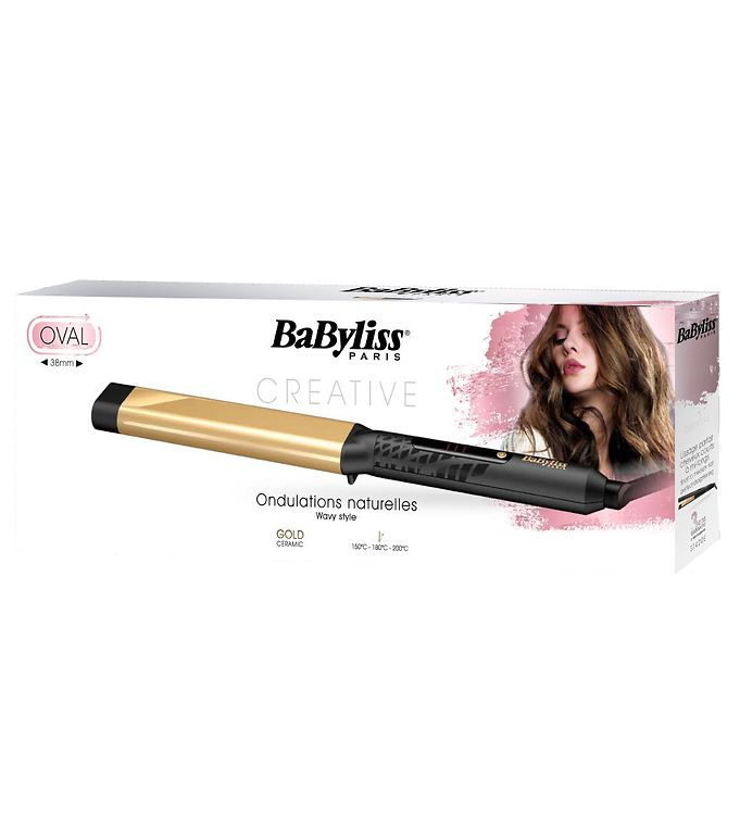 voor In detail Ijver BaByliss Krultang - 38mm - Gold Keramiek » 30 dagen retour