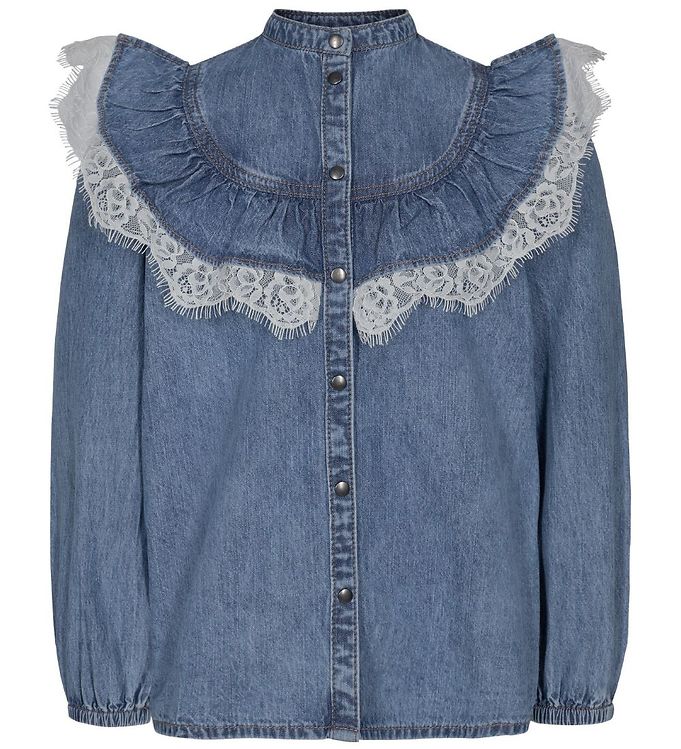 Petit By Sofie Schnoor Skjorta Atlanta Blå Denim