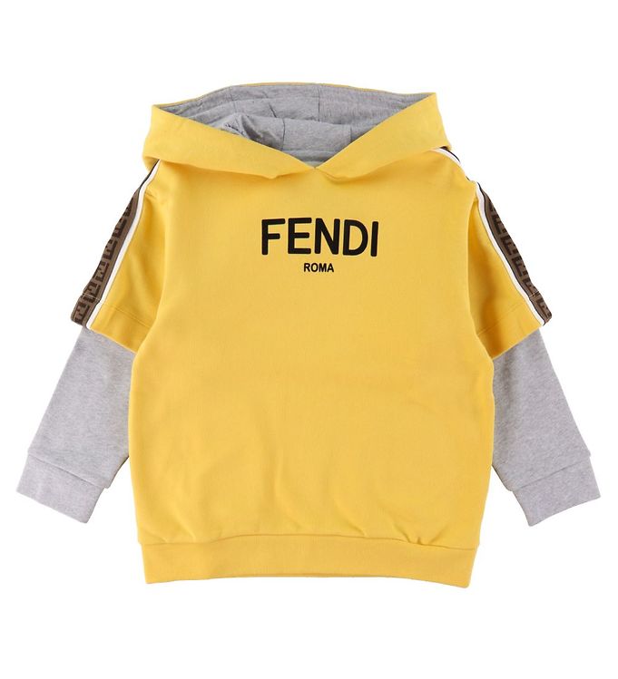 yellow fendi hoodie