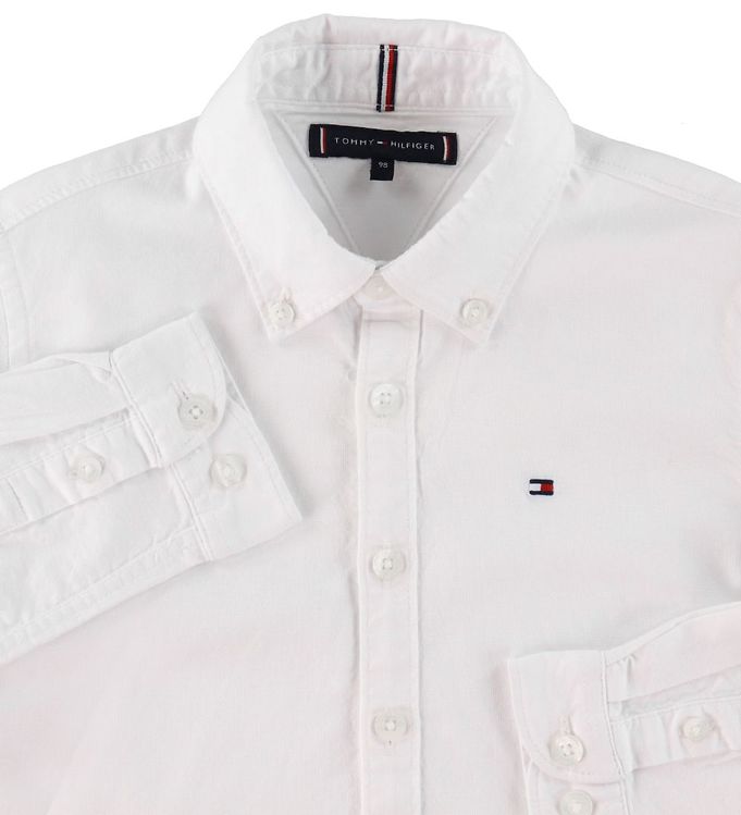 Tommy Hilfiger Shirt - Stretch Oxford - White » 30 Days Return