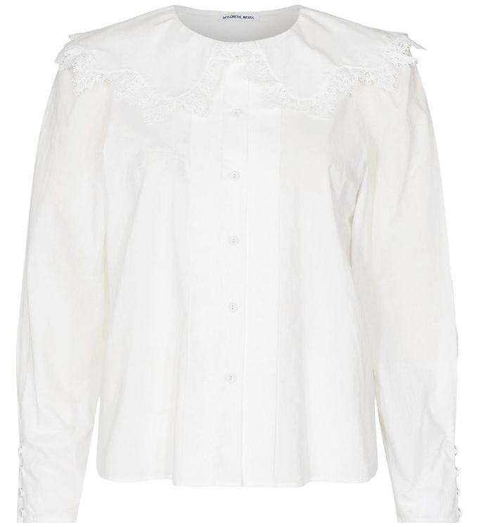 Designers Remix Skjorta Sandra Lace Collar Cream