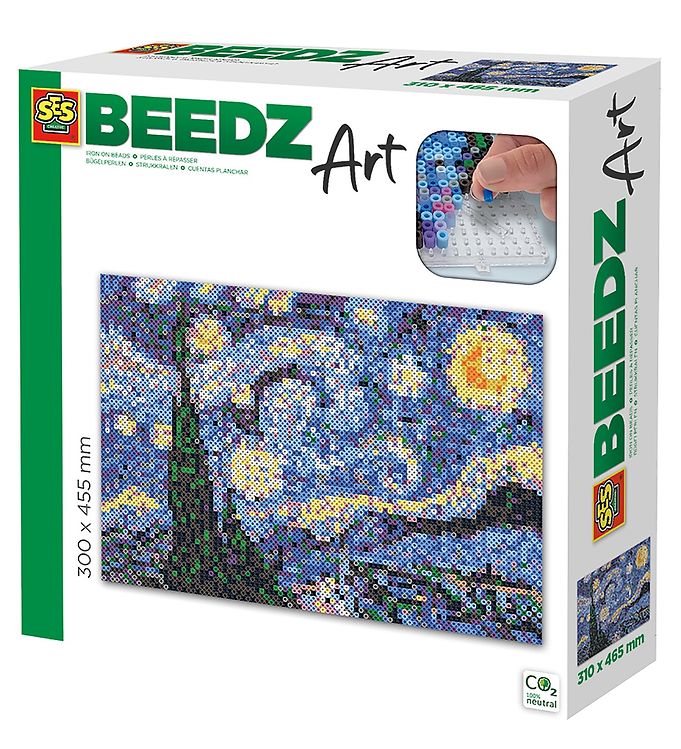 SES Creative - Iron Beads Set - 7.000 pcs - Van Gogh Starry Nigh