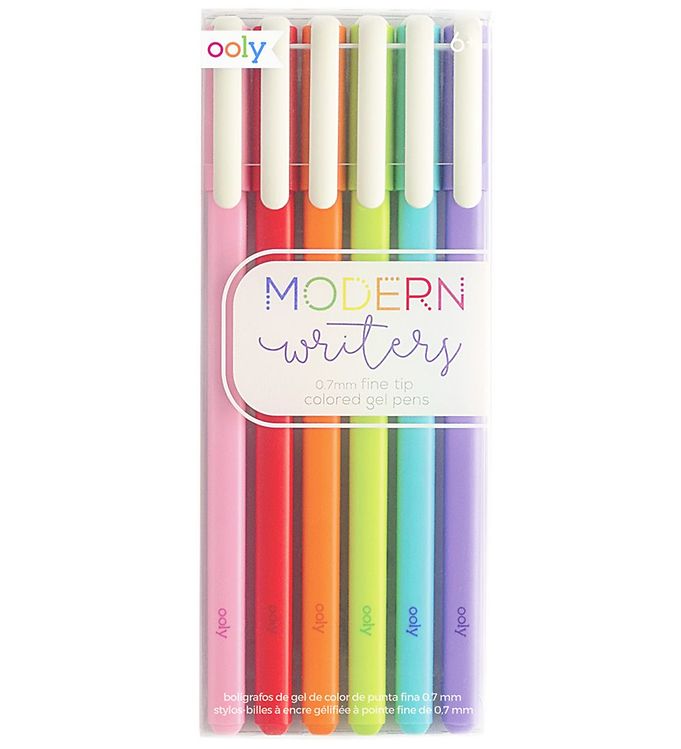 Ooly Gel Pens - Modern Writers - 6 pcs - Multicolours