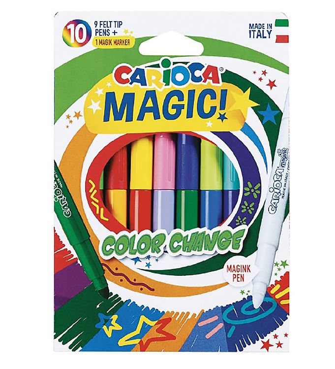 Carioca BRUSH TIP markers 10 colors