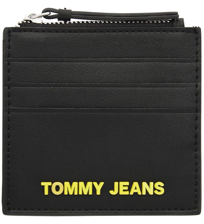 Preference Withered sår Tommy Hilfiger Credit Card Holder - Black w. Yellow
