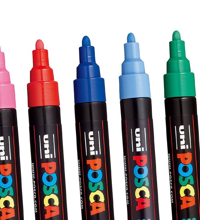 Posca Paint Marker Medium PC-5M Set of 6, Metallic Colors