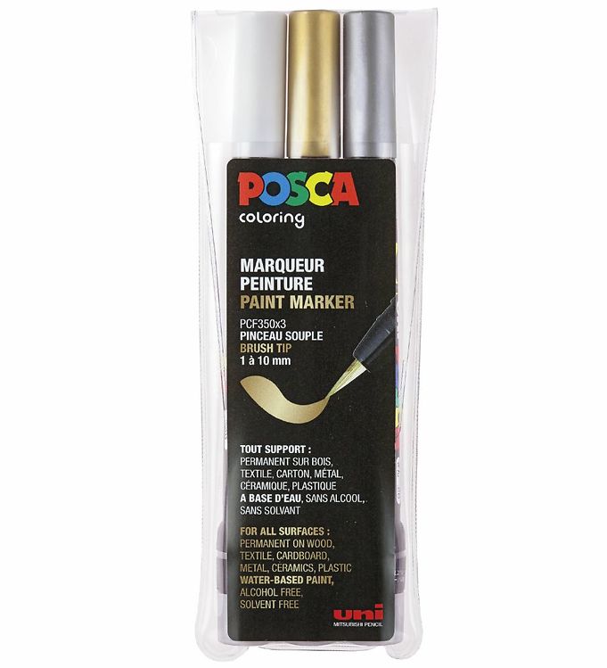 Posca Paint Marker, Brush, PCF-350