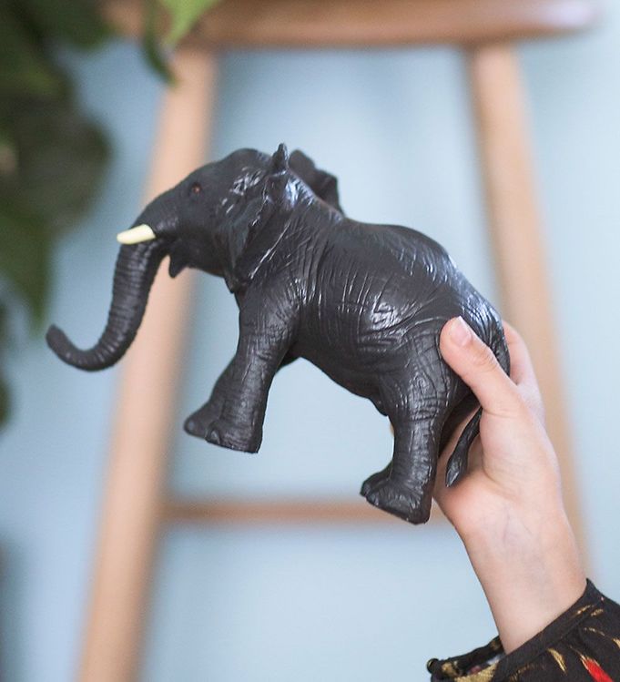 Green Rubber Toys Animals - 3 pcs. - 18 cm - Jungle animals Green Rubber Toys Animals - 3 pcs. - 18 cm - Jungle animals