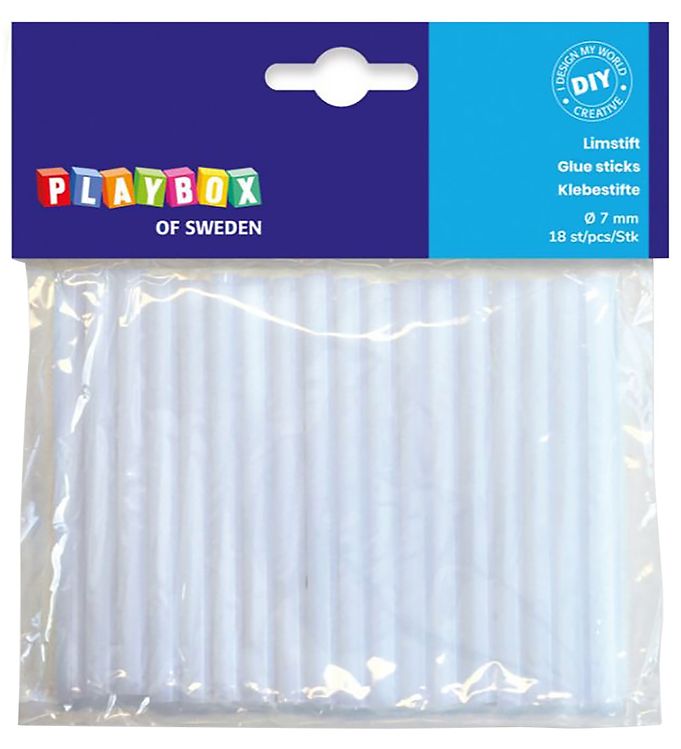 Playbox Glue Sticks for Glue Gun - 18 pcs. - 7 mm » Kids Fashion
