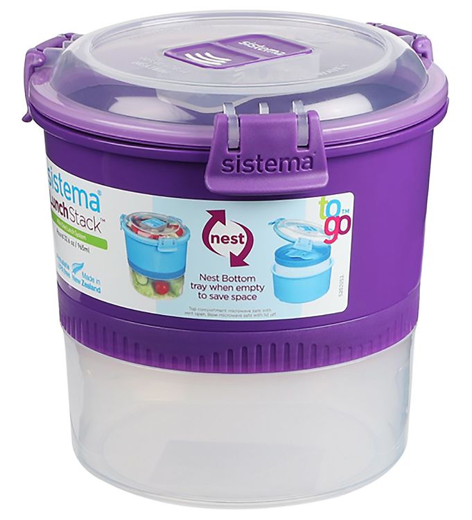 Sistema to go Stackable Round Lunch Box, 32.6 oz - Gerbes Super Markets