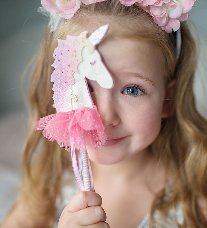 Great Pretenders Pink Shimmer Unicorn Dress & Headband