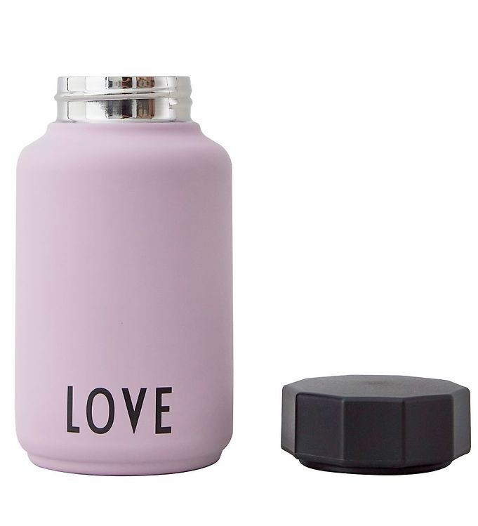Design Letters Black to Go Thermos Bottle