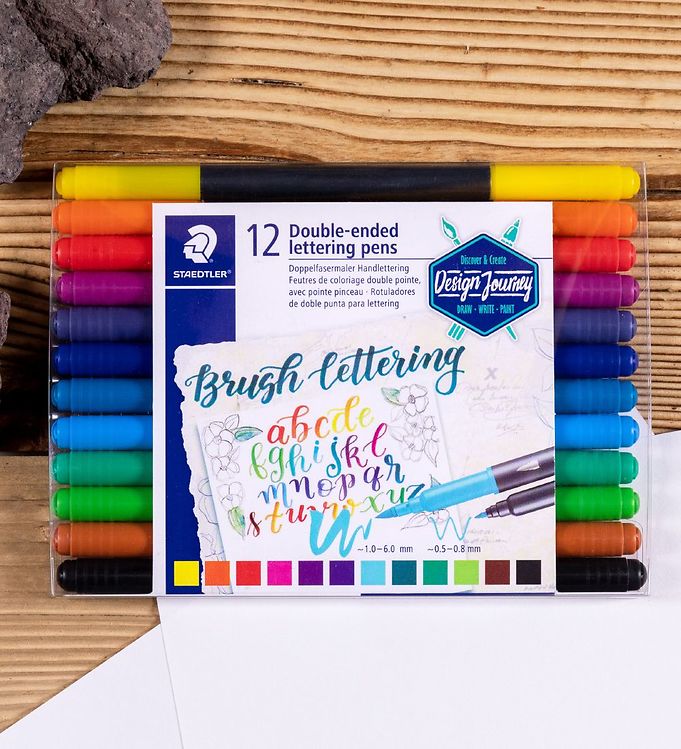 Staedtler Markers - 12 pcs. - Double Lettering Pens