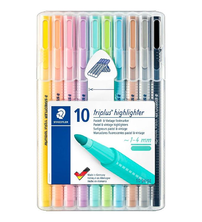 Staedtler Marqueurs Magiques - 10 pces - Surligneurs - Pastel & V