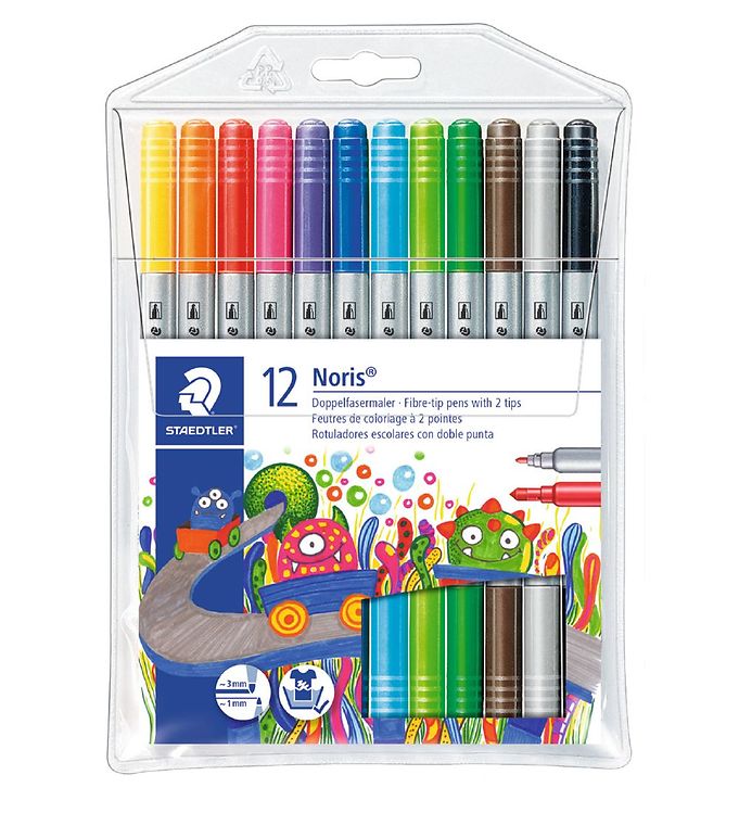 Staedtler Markers - 12 pcs. - Noris » Prompt Shipping